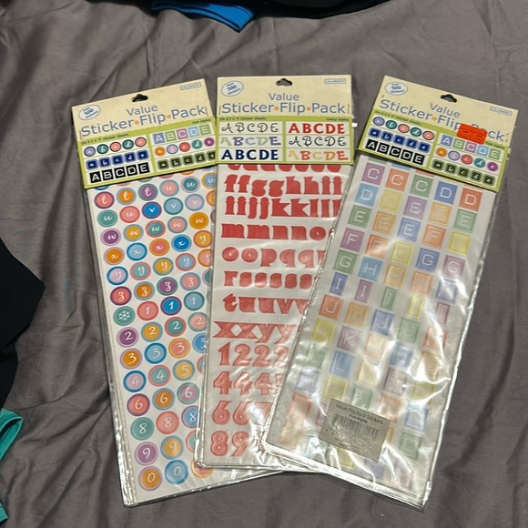 Sticker flip pack alphabet - Picture 1 of 3